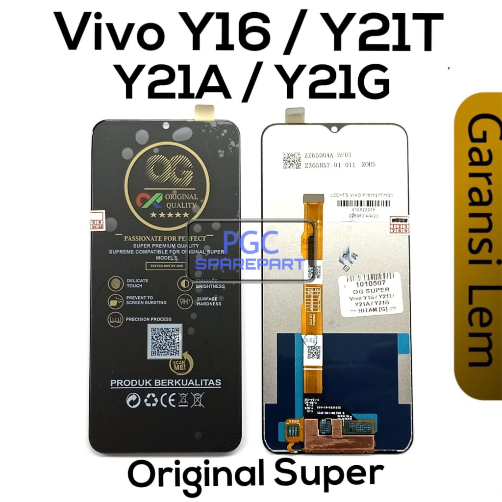 Jual Original Super OG LCD Touchscreen Fullset Vivo Y16 Y21 2021