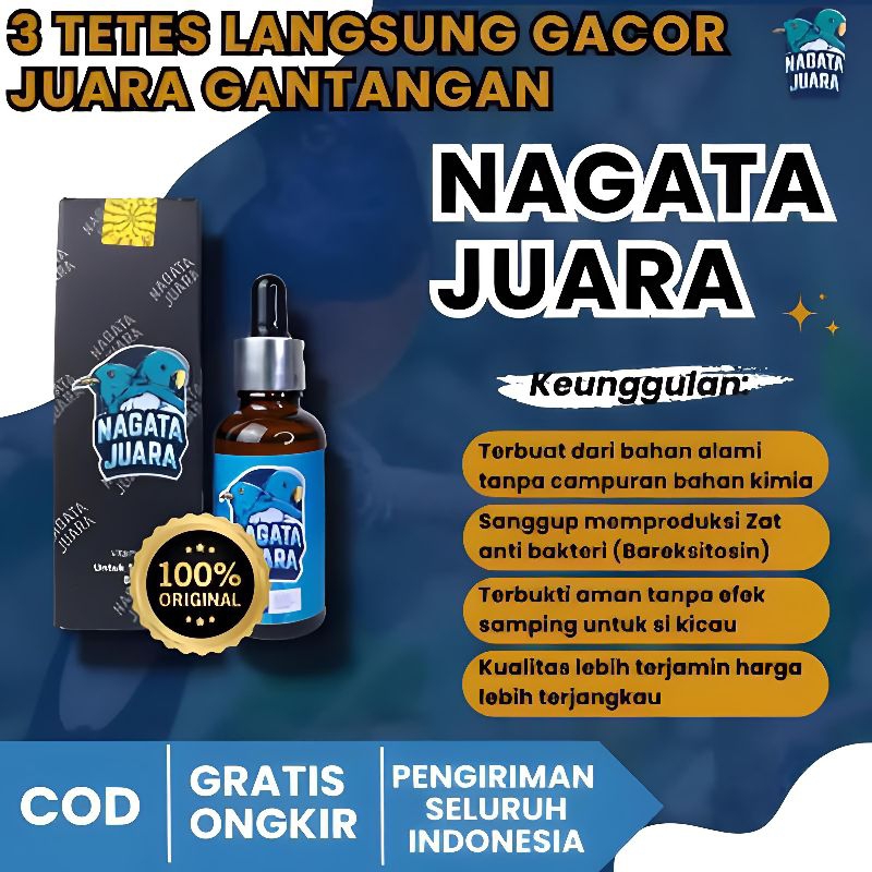 Jual Vitamin Burung Juara Nagata Juara Untuk Semua Jenis Burung Kicau