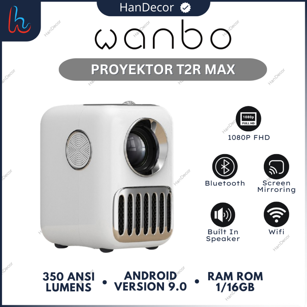 Jual Wanbo T R Max Smart Projector Android Ansi P Koneksi