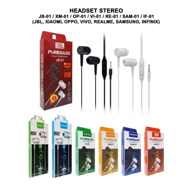 Jual Handsfree Headset J Pure Bass Jb Handset Handsfree J Jb