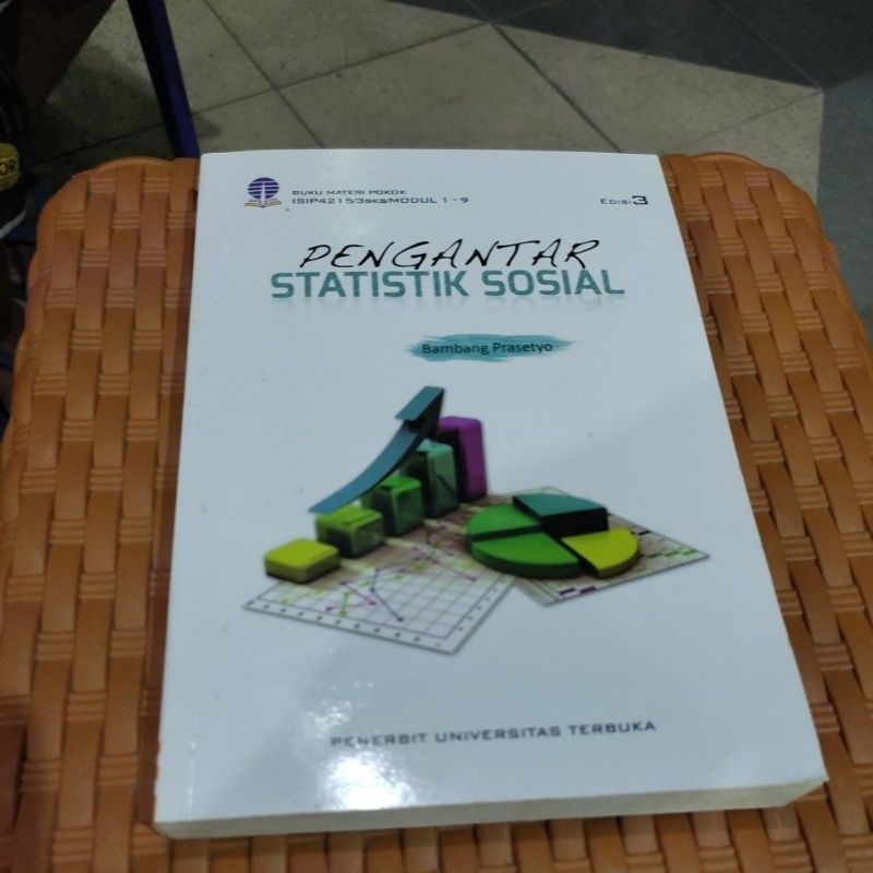 Jual Buku Pengantar Statistik Sosial Universitas Terbuka Original