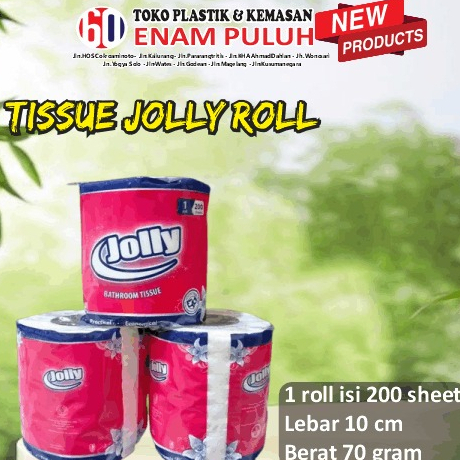 Jual TISSUE JOLLY BATHROOM TISU TOILET TISSUE JOLLY ROLL TISSUE