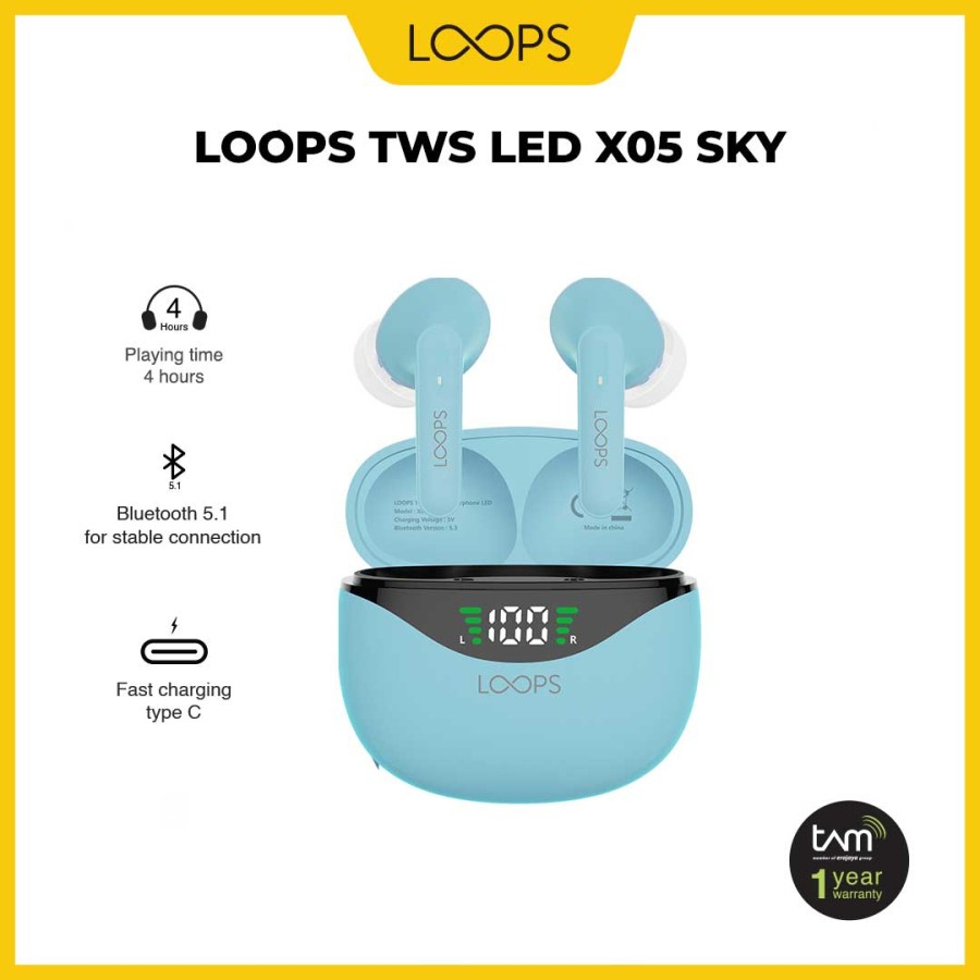 Jual Loops Tws Led X Tws Bluetooth Sky Shopee Indonesia