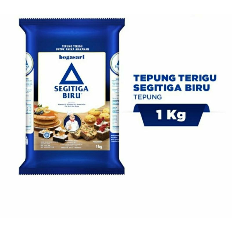 Jual Tepung Terigu Segitiga Biru 1kg Shopee Indonesia