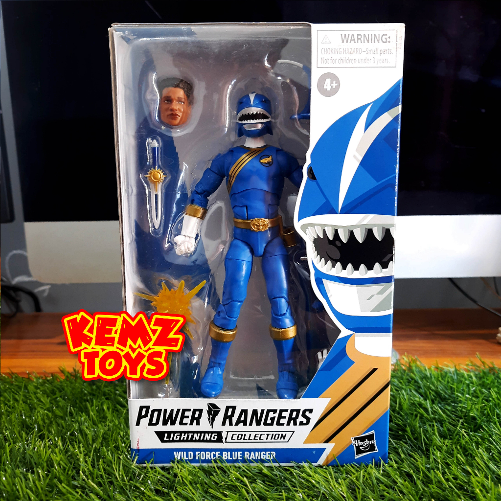 Jual Power Rangers Lightning Collection Wild Force Blue Ranger Shopee