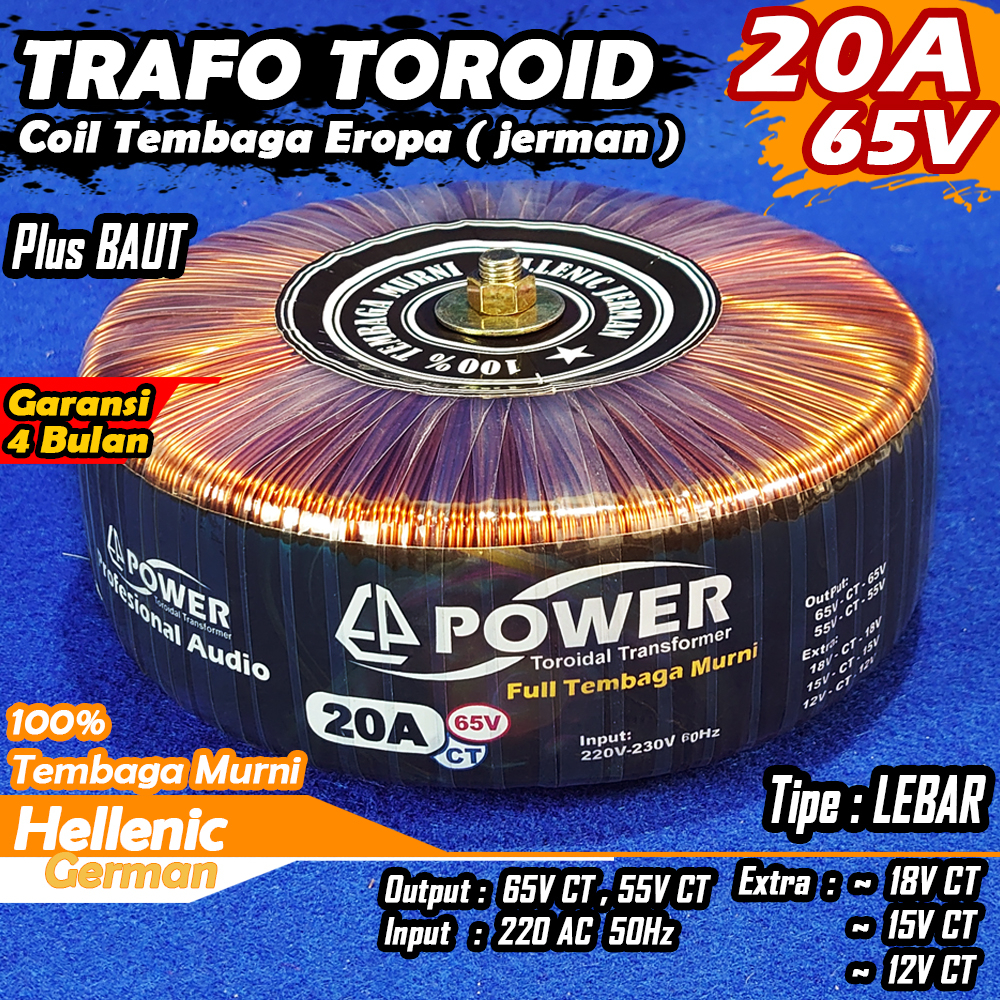 Jual Trafo Toroid Trafo Donat Ct V V A Murni Extra Ct V V