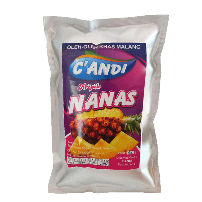 Jual KERIPIK BUAH NANAS APEL SALAK NANGKA OLEH OLEH KHAS MALANG KEMASAN