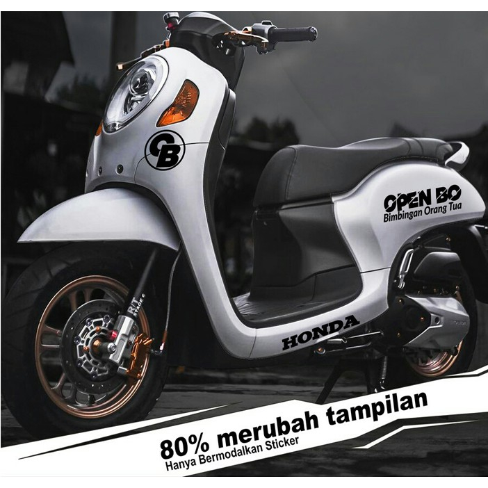 Jual Stiker Scoopy Open Bo Bimbingan Orang Tua Cutting Sticker Honda