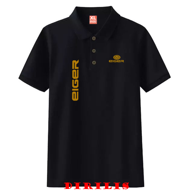 Jual Promo Cod Kaos Polo Kerah Pria Wanita Eige Gear Logo Kiri