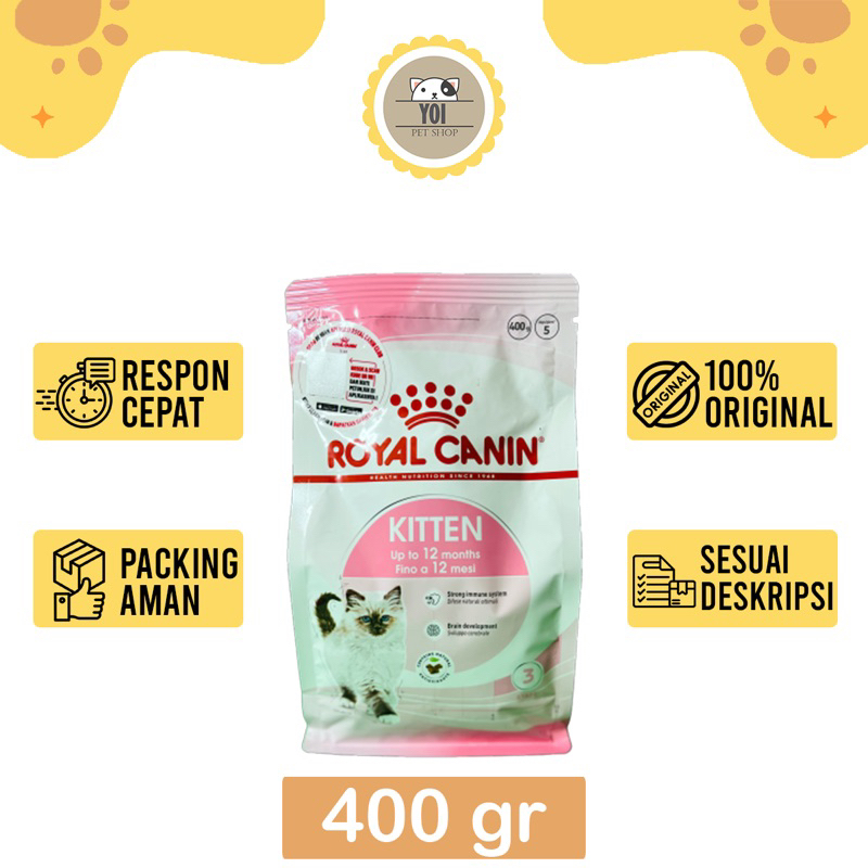 Jual Royal Canin Second Age Kitten 400gr Freshpack Makanan Kucing