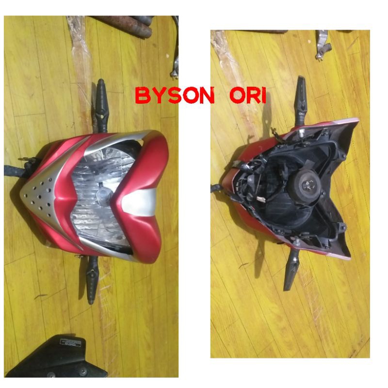 Jual Lampu Depan Byson Original Plus Kedok Custom Sein Nd Copotan