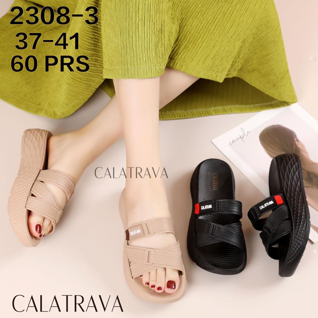 Jual SENDAL WEDGES TALI SILANG BAN 2 CALATRAVA 2308 3 Shopee Indonesia