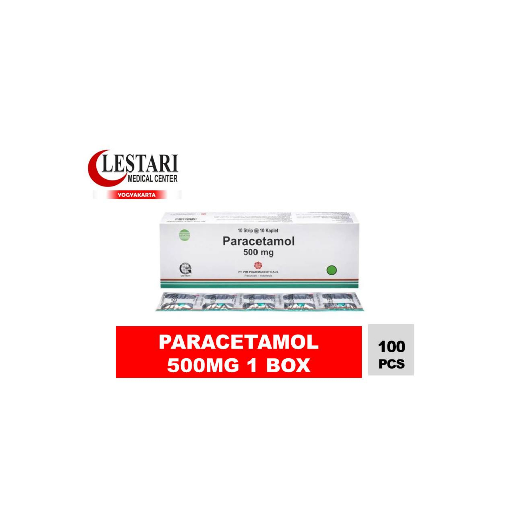 Jual Paracetamol Mg Pim Box Isi Kaplet Shopee Indonesia