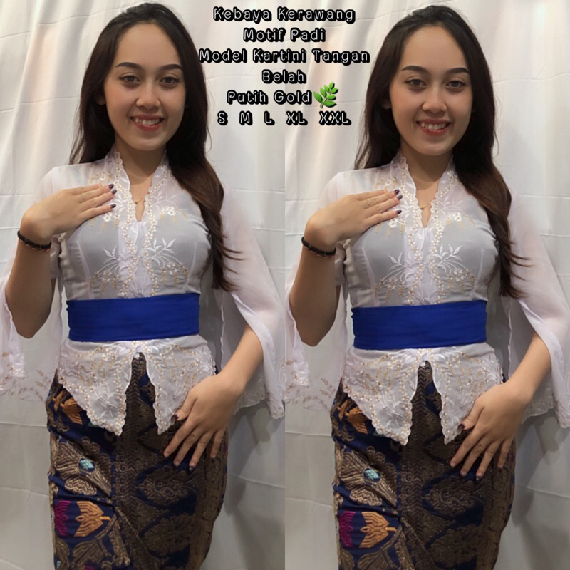 Jual Kebaya Kerawang Padi Kartini Pecah Shopee Indonesia