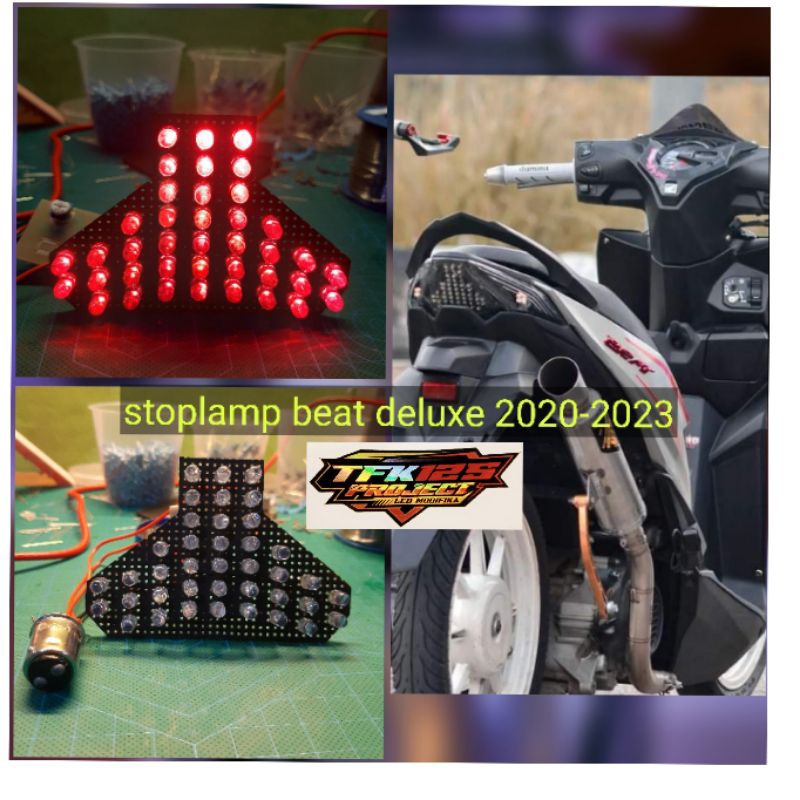 Jual Stoplamp Running PNP Beat Deluxe 2020 2023 8 Mode Full Led