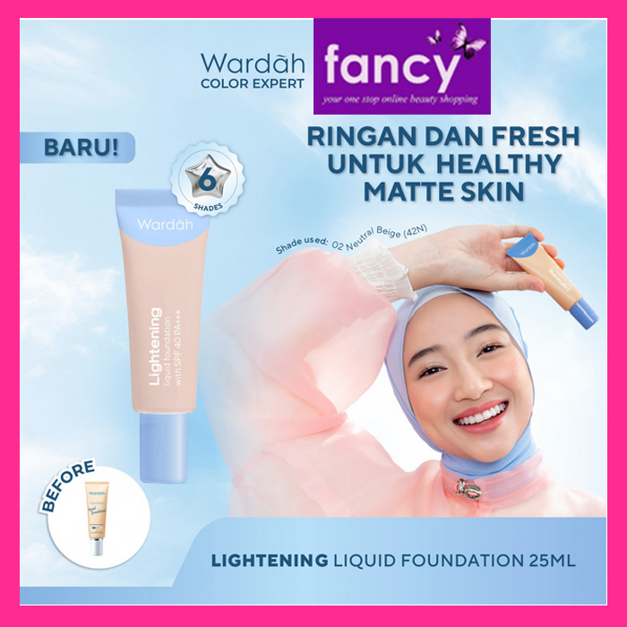 Jual Wardah Lightening Liquid Foundation Ml Ml Shopee Indonesia