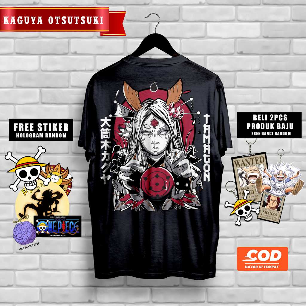 Jual Kaos Baju Kaguya Otsutsuki Naruto Shippuden Tamagon Park