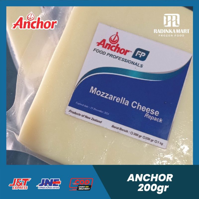 Jual Anchor Reapack Mozarella Cheese G Anchor Mozzarella Topping