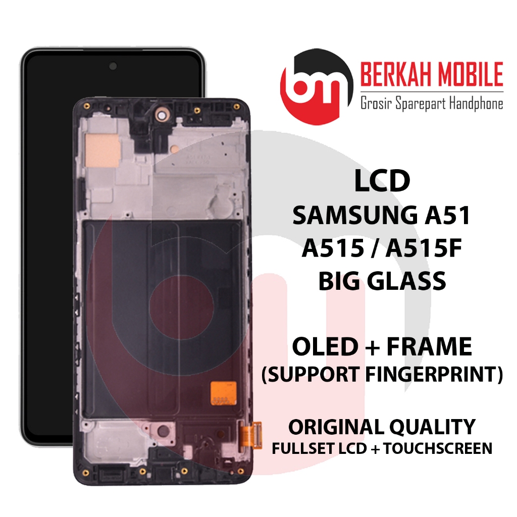 Jual Lcd Samsung A A A F Oled Frame Big Fingerprint On