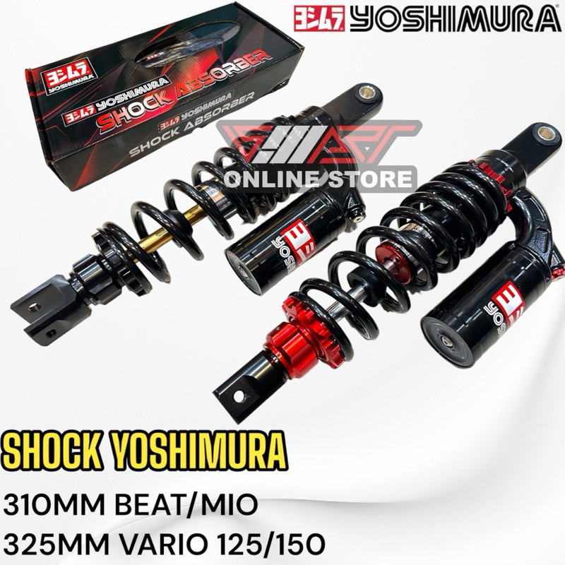 Jual SHOCK TABUNG YOSHIMURA VARIO 125 150 330 MM BEAT MIO 310 MM