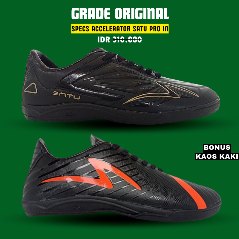 Jual Sepatu Futsal Terbaru Grade Original Specs Accelerator Satu Pro In