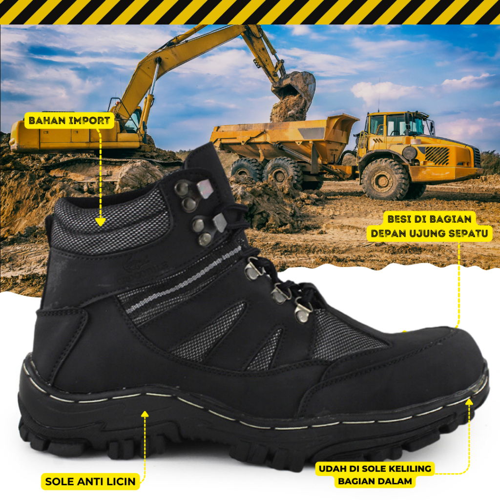 Jual Sepatu Armour Boots Sepatu Pria Safety Boots High Quality