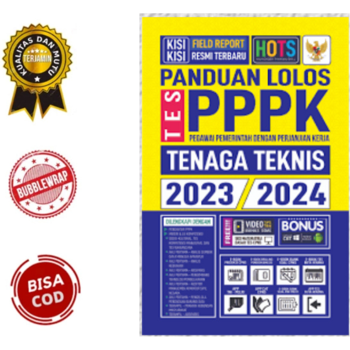 Jual Buku Panduan Lolos Tes PPPK Tenaga Teknis Tahun 2023 2024 Shopee