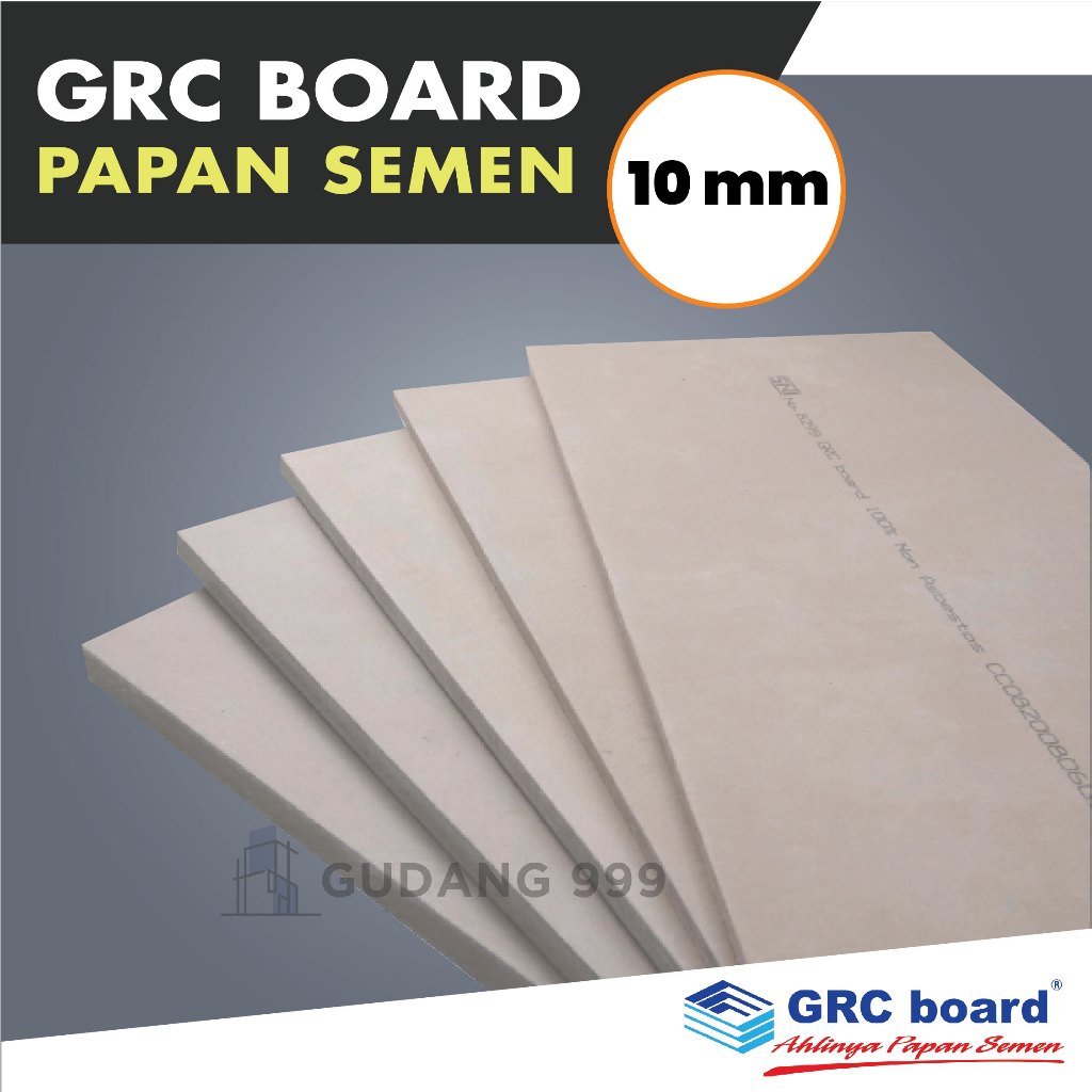 Jual GRC Board 10 Mm Papan GRC Fiber Semen GRC Board 1 22 X 2