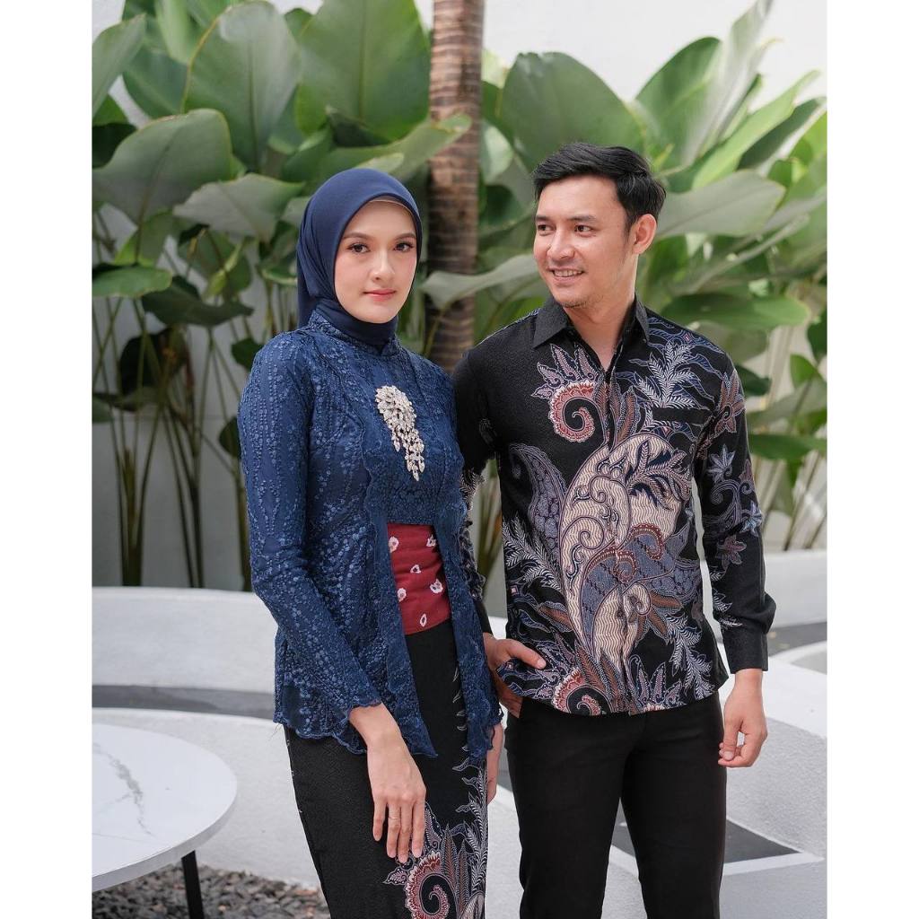 Jual New Batik Kebaya Couple Modern Kaluna Kebaya Wisuda Set Tunik