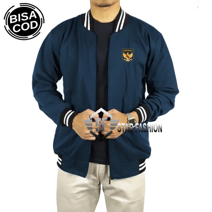 Jual Jaket Baseball Varsity Garuda Indonesia Premium Quality Pria