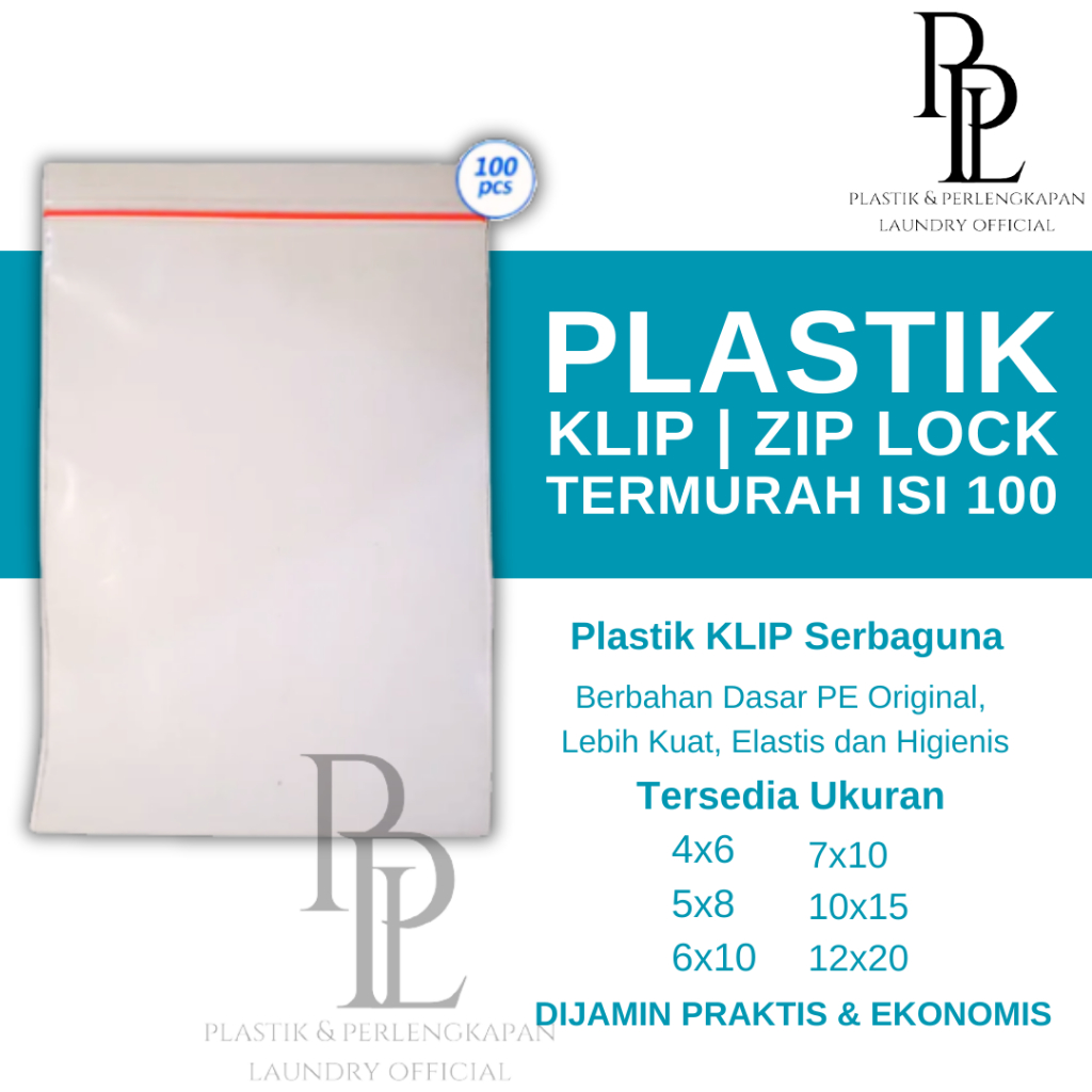 Jual Plastik Klip Plastik Ziplock Plastik Obat Plastik Sambal