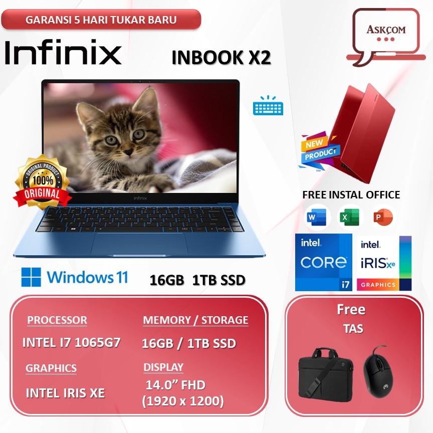 Jual Laptop Infinix Inbook X I G Gb Tb Ssd W Fhd Ips