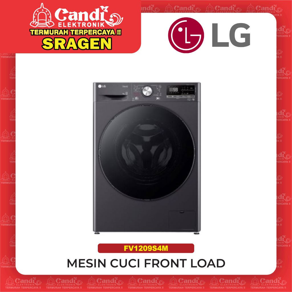 Jual LG Mesin Cuci Front Loading 9Kg Inverter FV1209S4M Shopee