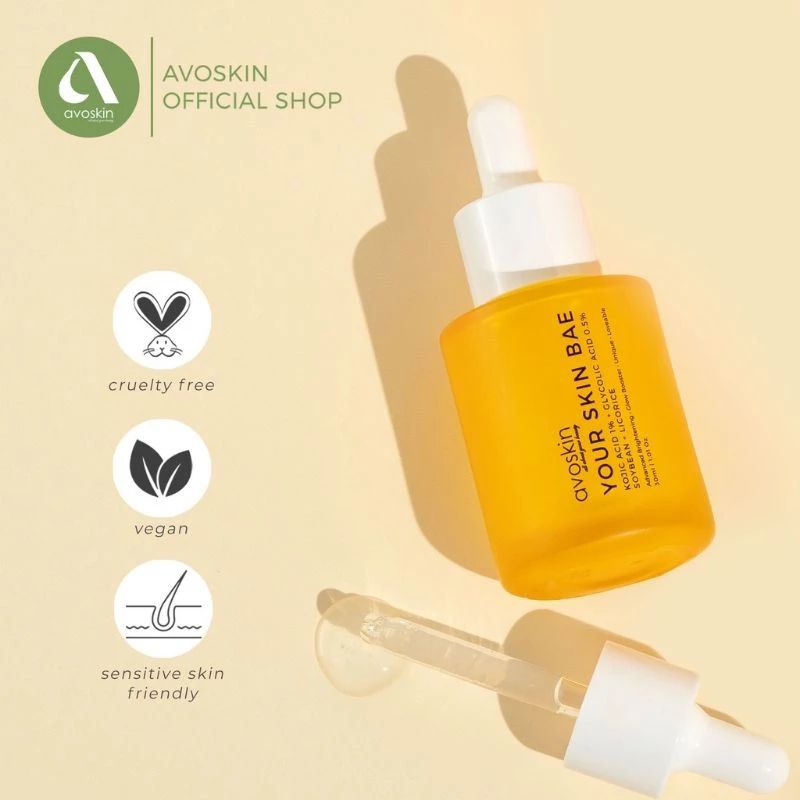 Jual AVOSKIN Your Skin Bae Serum Kojic Acid 1 Glycolic Acid