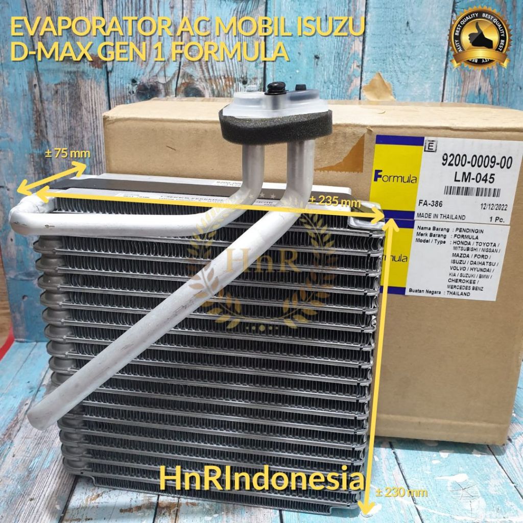 Jual Evaporator Cooling AC Mobil Isuzu D Max Gen 1 EVAP DMAX PREMIUM