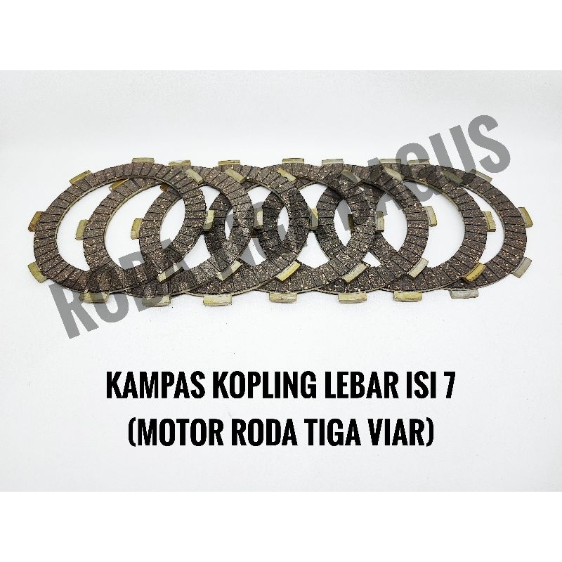 Jual Kampas Kopling Lebar Isi Motor Roda Tiga Viar New Karya Cc