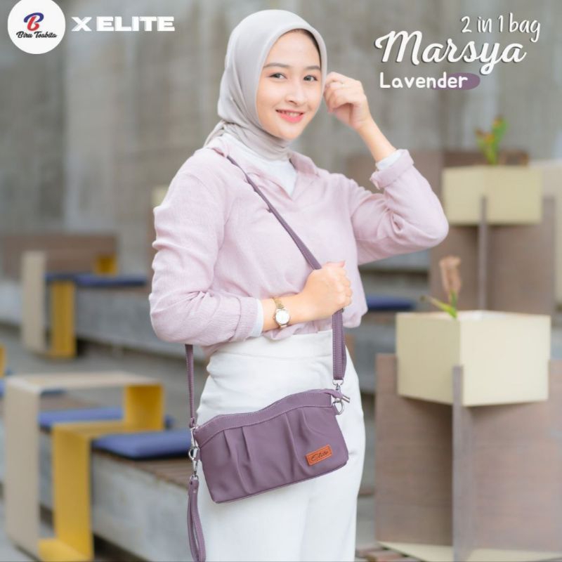 Jual MARSYA BY ELITE X BIRU TSABITA TAS SELEMPANG WANITA SLINGBAG