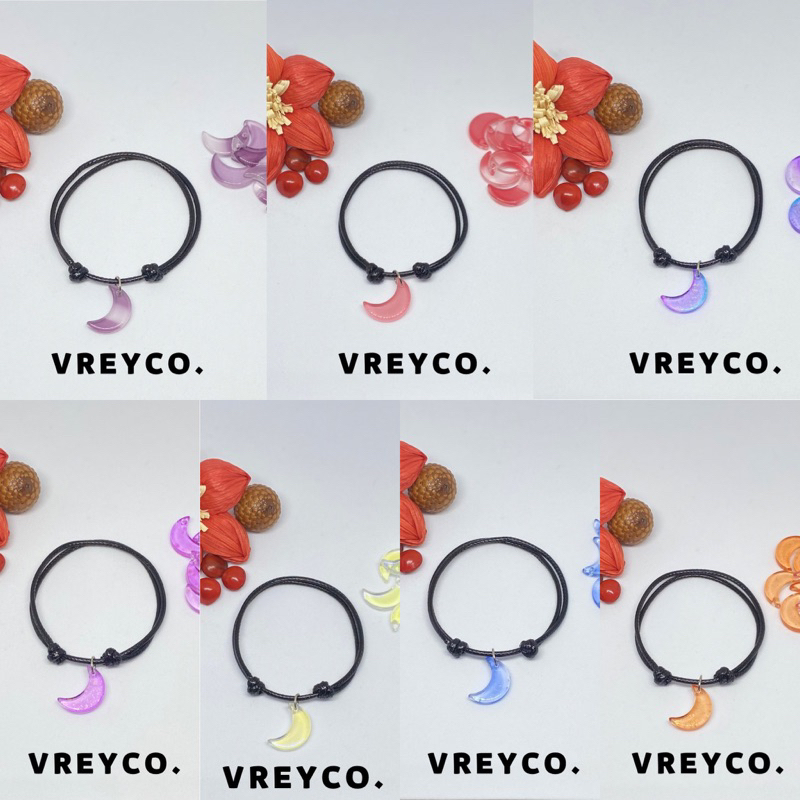 Jual VREYCO GELANG MOTIF BULAN SABIT LUCU EPOXY PREMIUM COCOK UNTUK