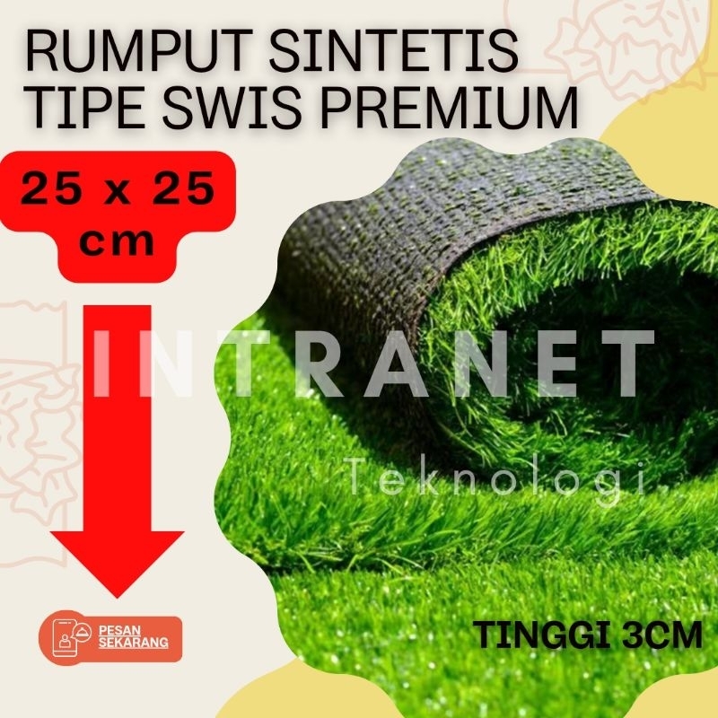 Jual Rumput Sintetis Tipe Swiss Premium Tebal Cm Ukuran X Cm