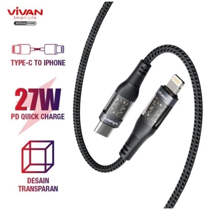 Jual Vivan Kabel Data Explore Cl Type C To Lightning Pd W A Quick