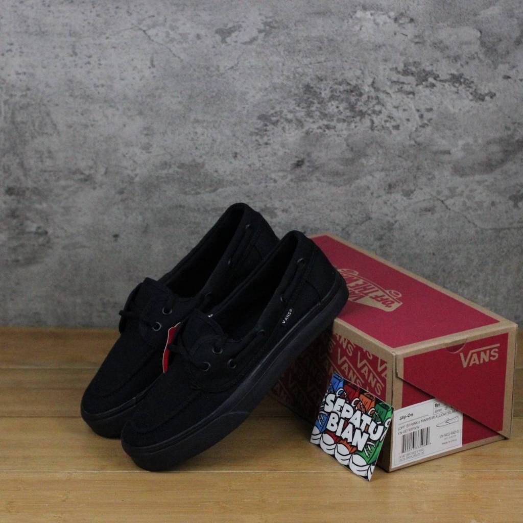 Jual Sepatu Sneakers Kasual Unisek Vans Slip On Zapatto Zapato Full All