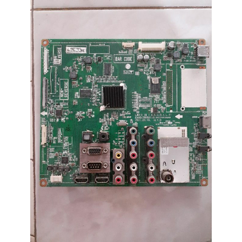 Jual MB MAINBOARD MOTHERBOARD TV LED LG 32LV3500 Shopee Indonesia