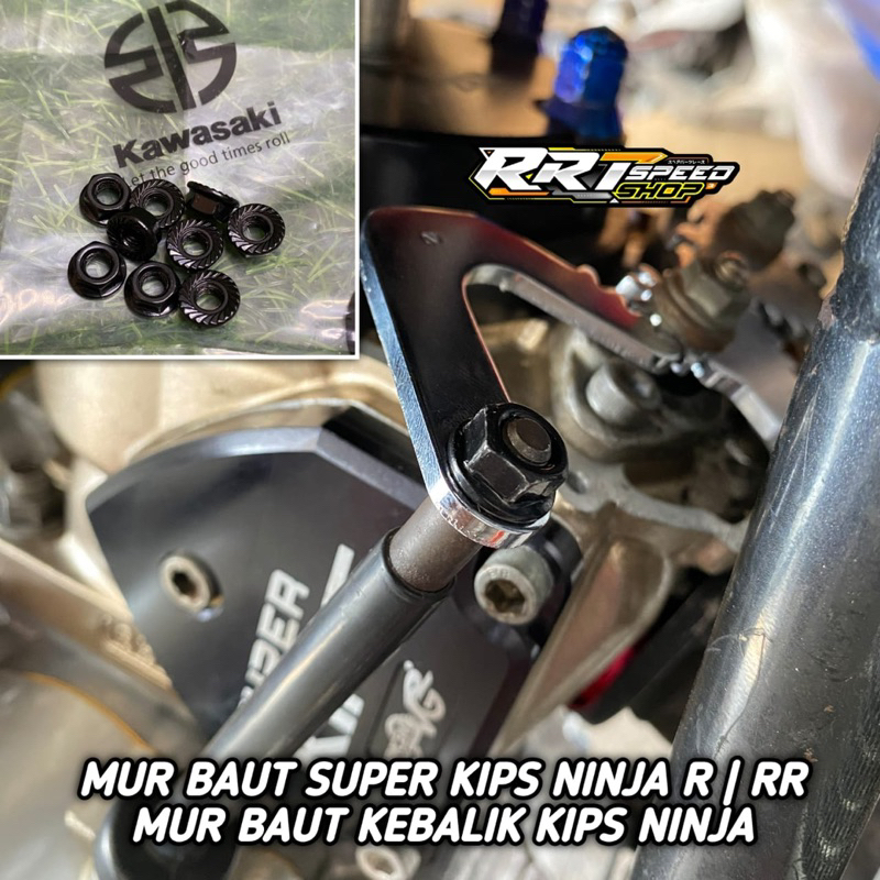 Jual Mur Baut Kebalik Tiang Kips Ninka R Rr Original Kawasaki Shopee