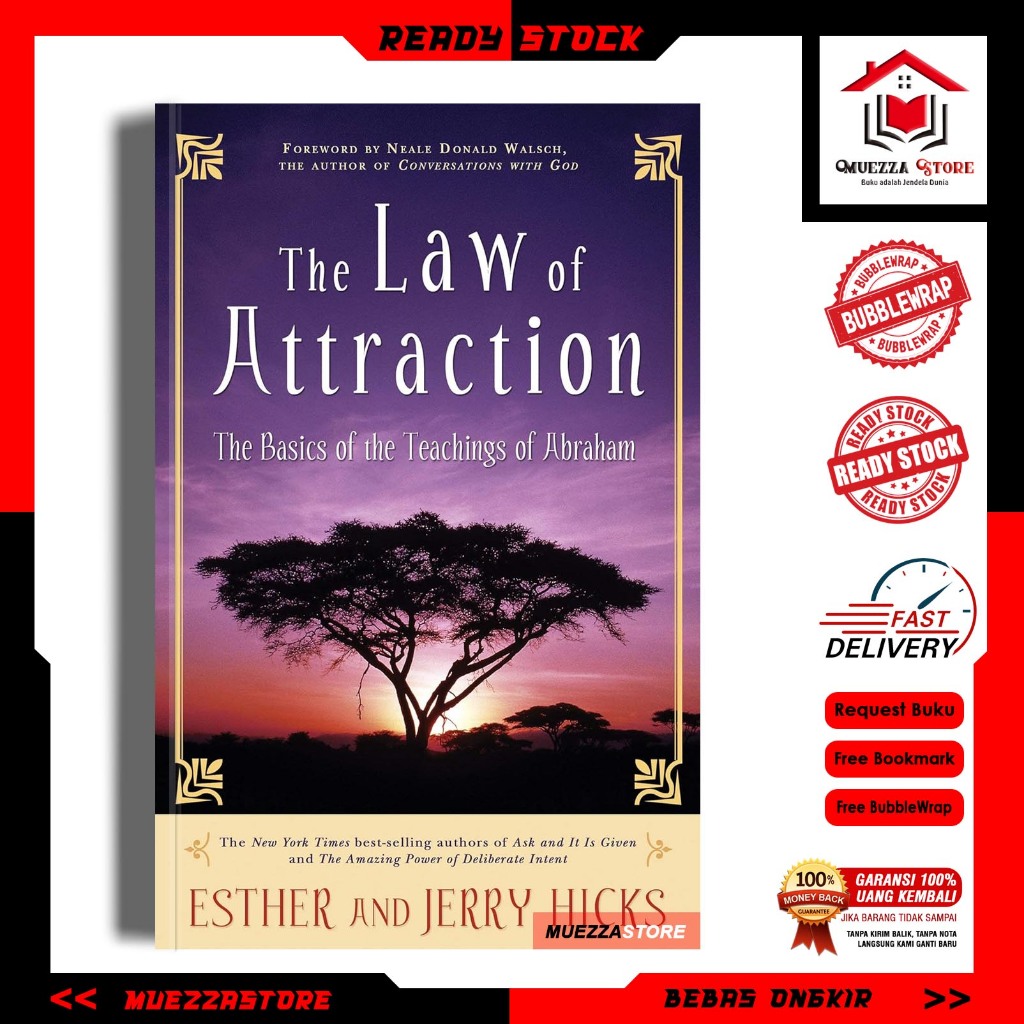 Jual The Law Of Attraction By Esther Hicks English Indonesia Shopee