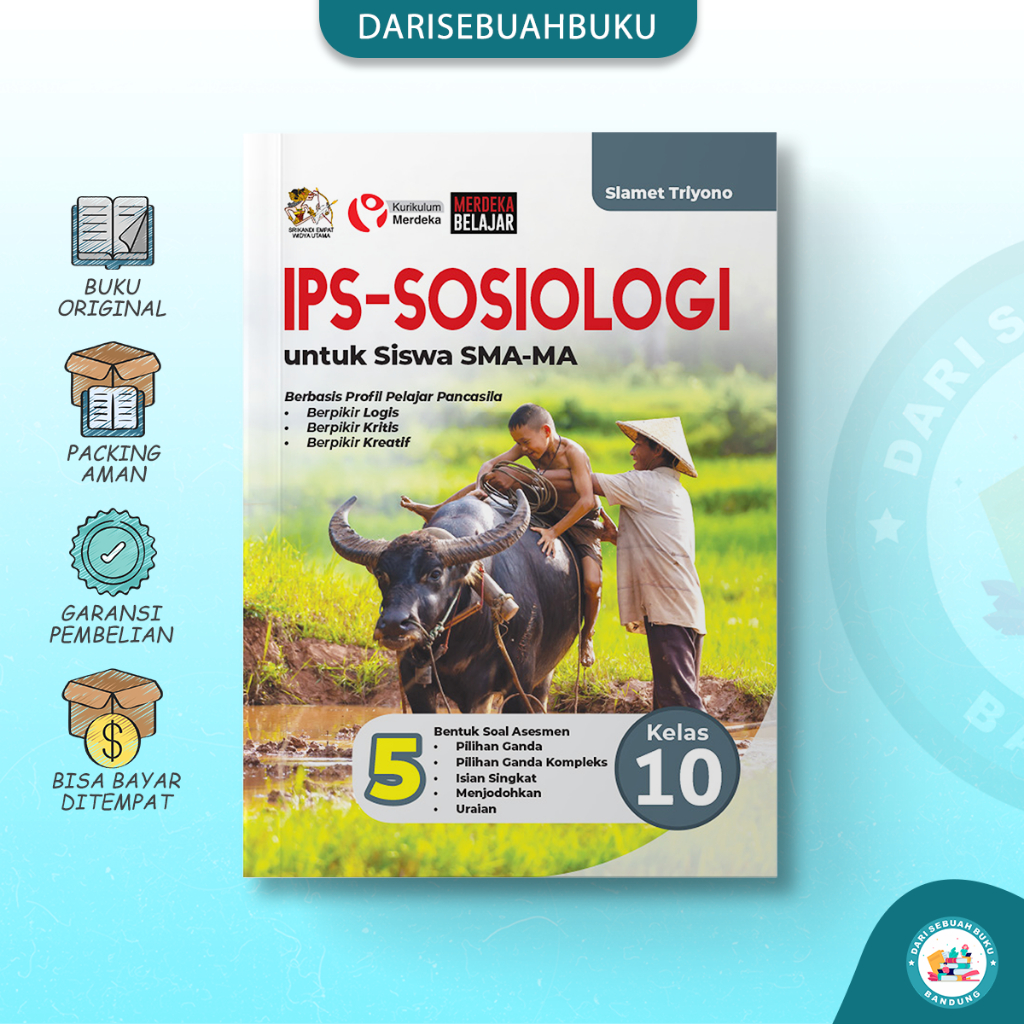 Jual Buku IPS SOSIOLOGI SMA Kelas 10 SEWU Kurikulum Merdeka