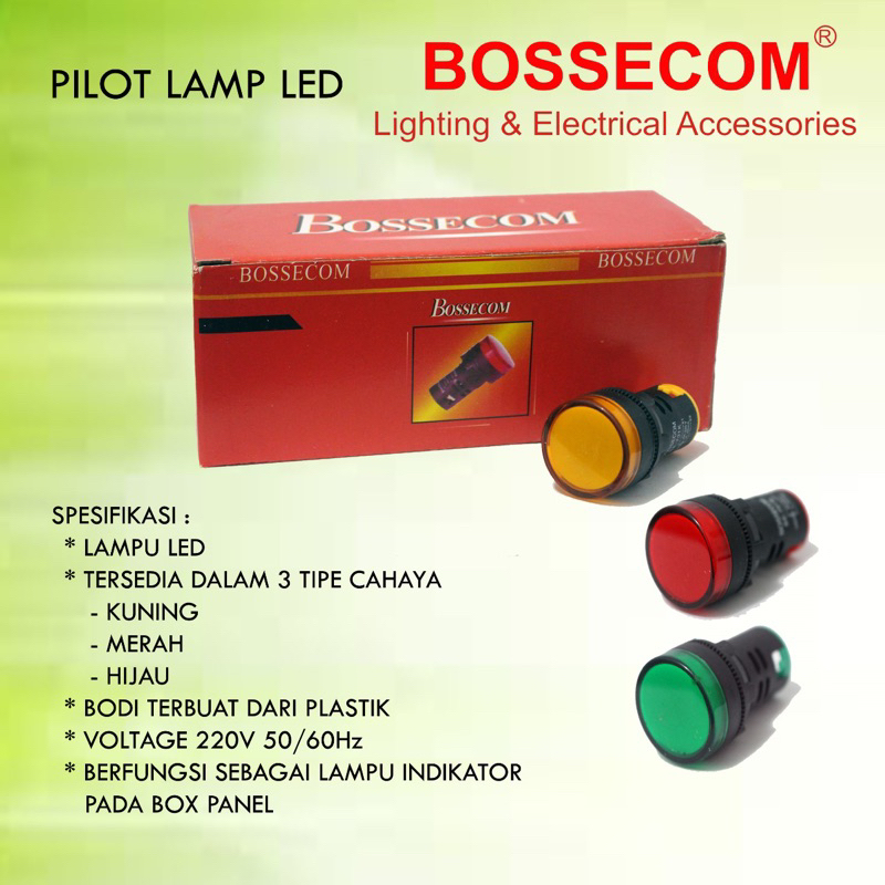 Jual PILOT LAMP LED 22mm LAMPU INDIKATOR BOX PANEL 220V SIGNAL LAMP