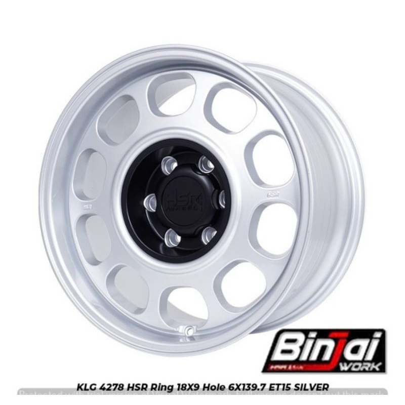 Jual Velg Racing Hsr Klg R Pcd X Untuk Mobil Pajero Fortuner