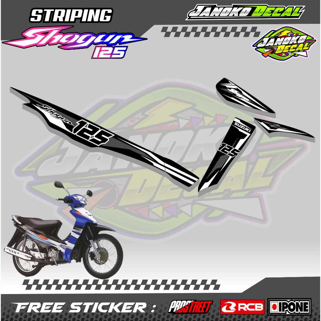 Jual Striping Variasi Suzuki Shogun Stiker List Motor Shogun