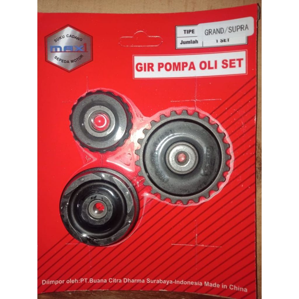 Jual Gear Geer Gir Oli Pomp Grand C Supra Fit Legenda Blade Win Set