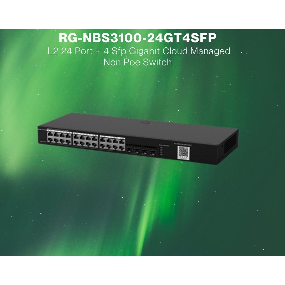 Jual Ruijie Reyee Rg Nbs Gt Sfp Ports Gigabit Cloud Manage L